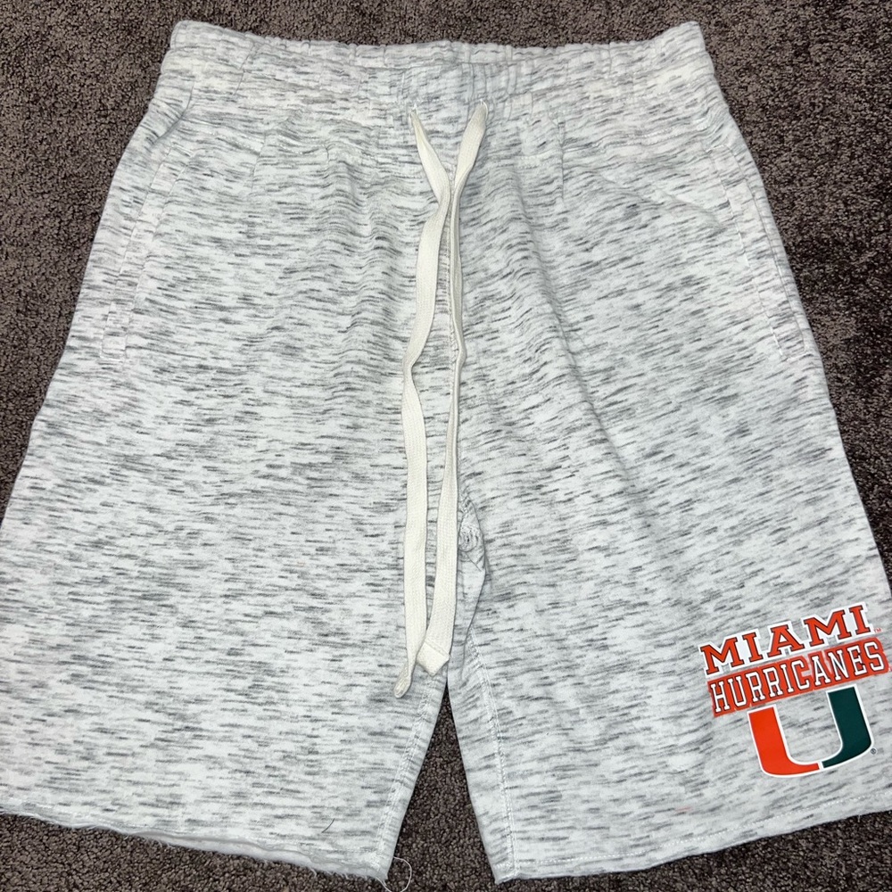 University of Miami men’s sweat shorts